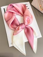 Women's Elegant Floral Print Scarf, Casual Soft Comfortable Scarf for All Seasons, Fashion Accessories for Women & Girls