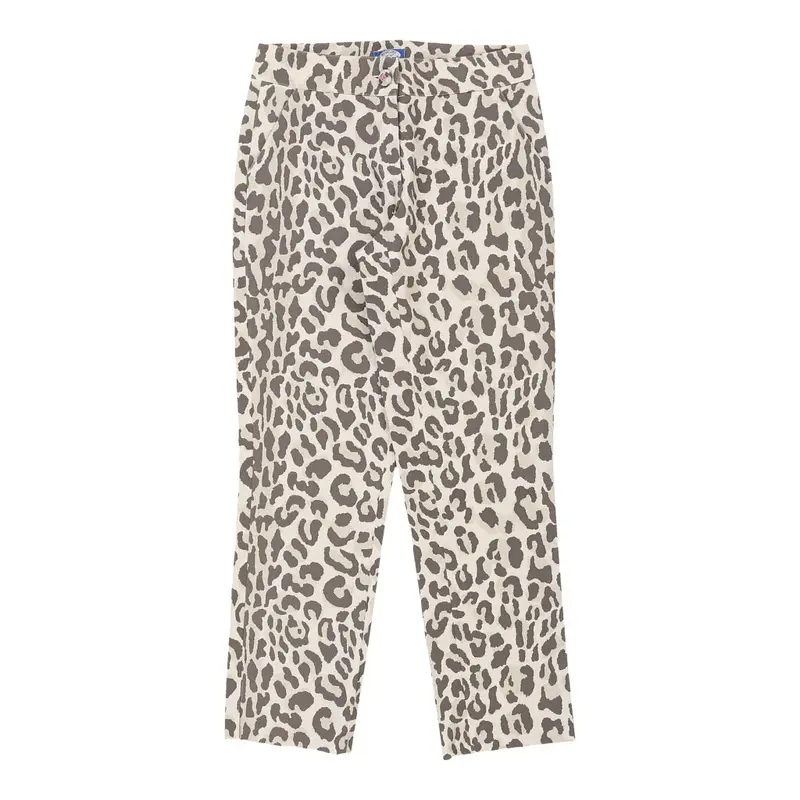 Blumarine Animal print Trousers - 26W UK 6 Multicoloured Cotton | Size: UK 6