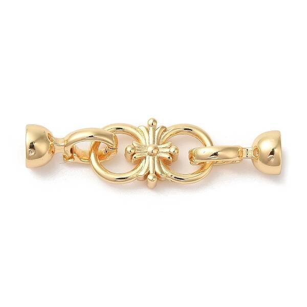 Brass Fold Over Clasps