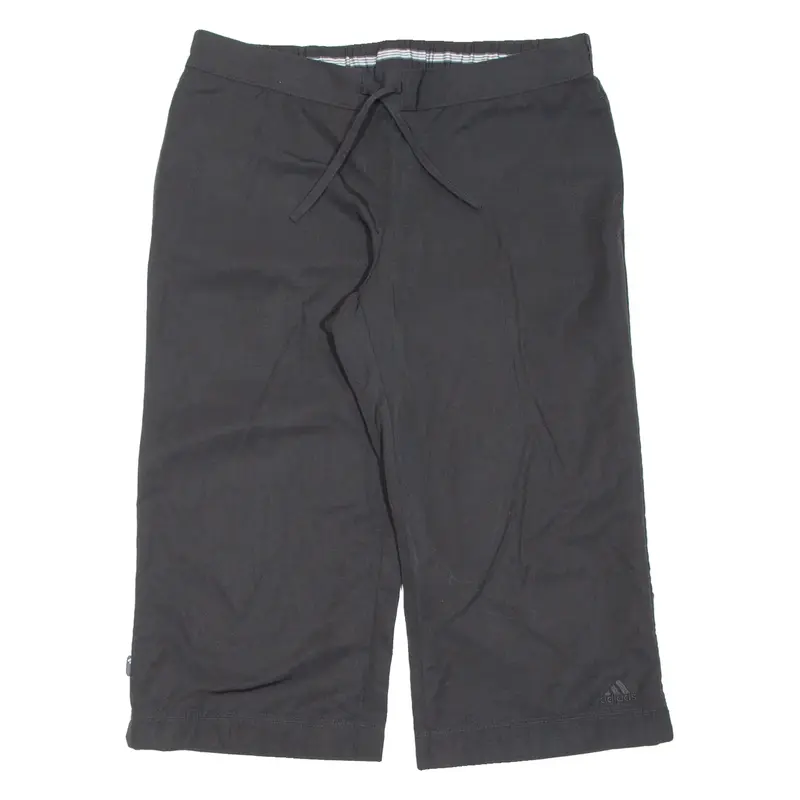 ADIDAS Womens Pedal Pushers Shorts Blue UK 12 W31