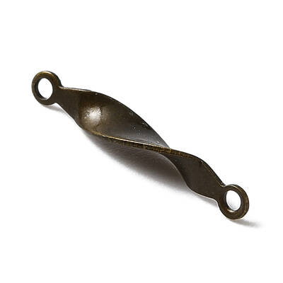 Tibetan Style Brass Connector Charms