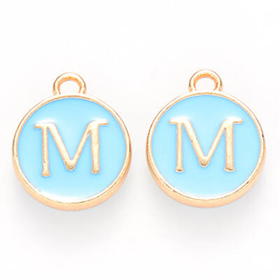 Golden Plated Alloy Enamel Charms