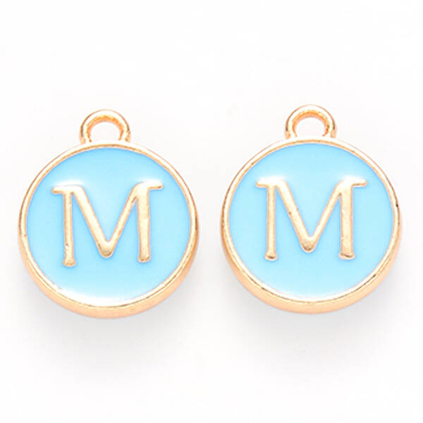 Golden Plated Alloy Enamel Charms