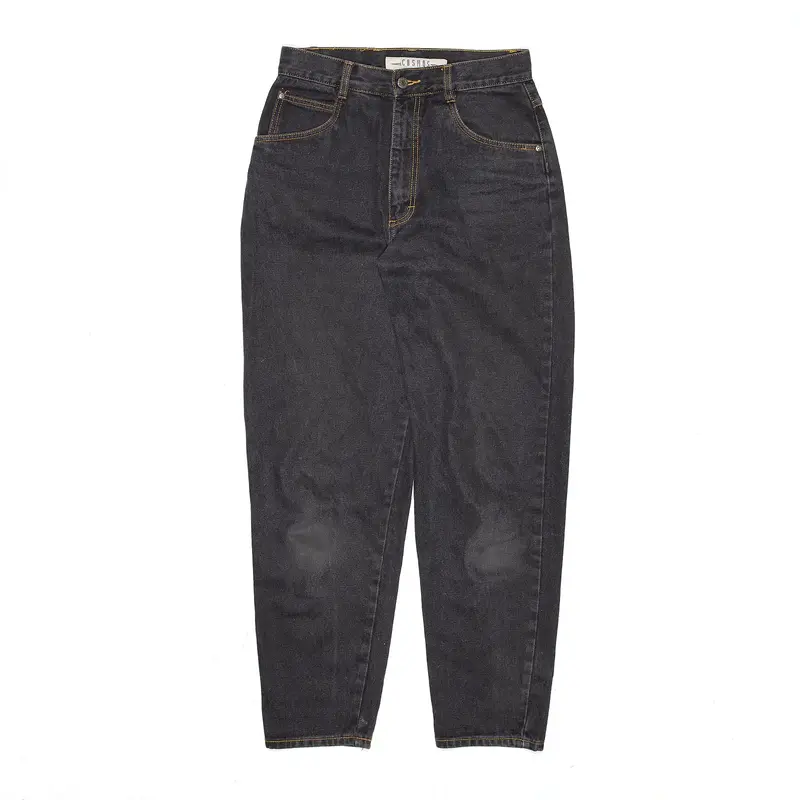 COSMOS BASIC Black Denim Regular Mom Jeans Womens W28 L31