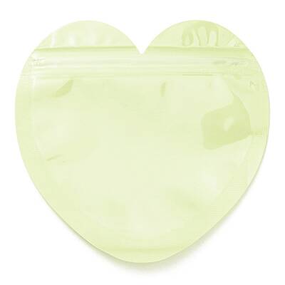 Heart Shaped Plastic Packaging Yin-yang Zip Lock Bags