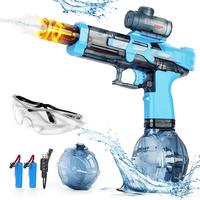 Electric Water Blaster with LED Lights, Water Shooter Powerful, Suitable for Children/Adults Long Range Shoot Reach 8M, Outdo...