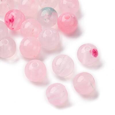 40Pcs Transparent Acrylic Beads