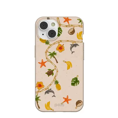 Seashell Island Charms iPhone 14/16e Case
