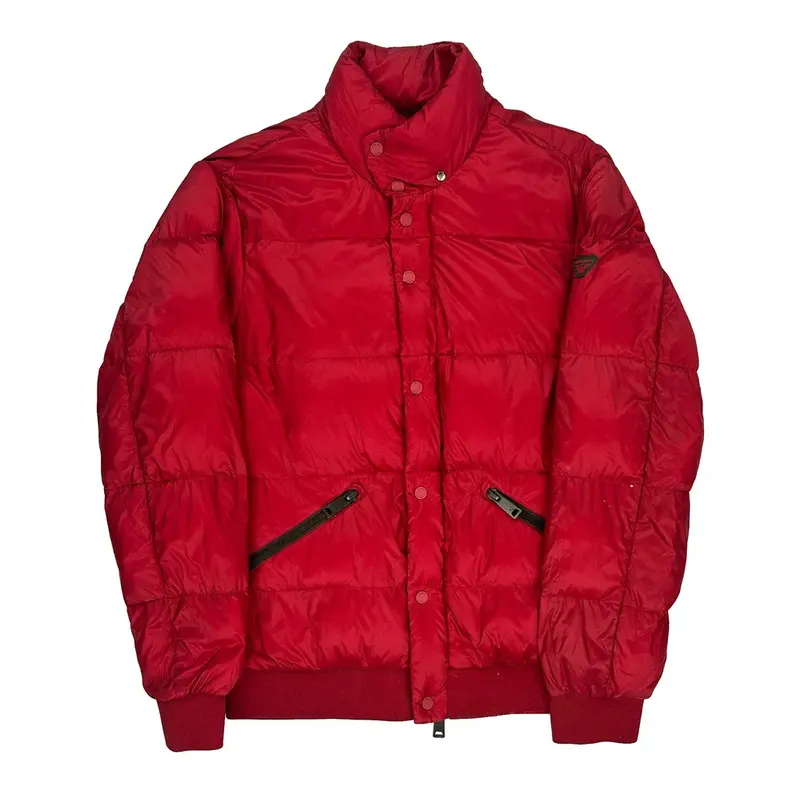Armani Jeans Puffer - Medium Red Polyamide