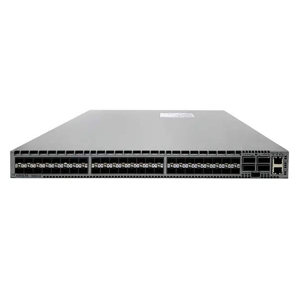 DCS-7050S-64-R-AC Arista 7050 48x SFP+ and 4x QSFP+ Switch Rear-to-Front Airflow and 2x 460W AC Power Supplies