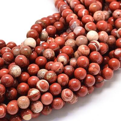 Natural Red Jasper Beads Strands