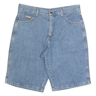 WRANGLER Hawaii Mens Denim Shorts Blue L W34