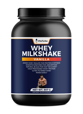 Whey Milkshake (Vanilla) - 907 Grams