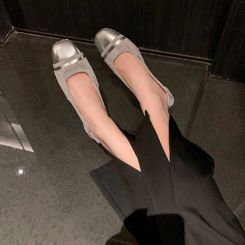 CHIKO Averie Square Toe Block Heels Slingback Shoes