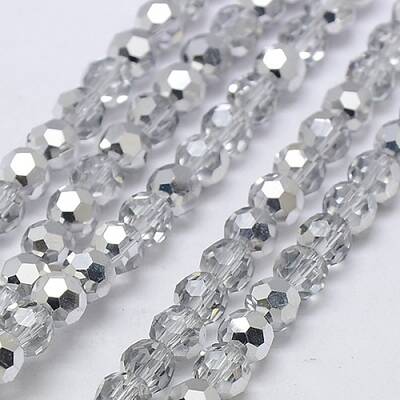 Electroplate Glass Beads Strands