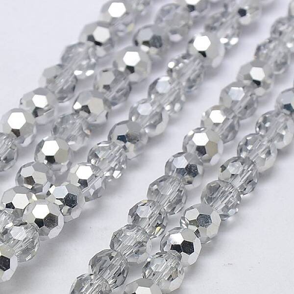 Electroplate Glass Beads Strands