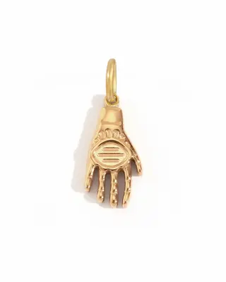 Hamsa Charm | Metal Color: Gold