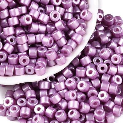 Baking Paint Pearlized Glass Seed Beads