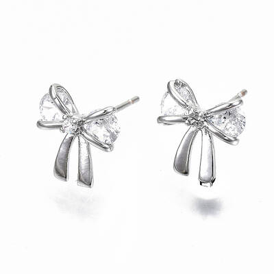 Brass Stud Earrings