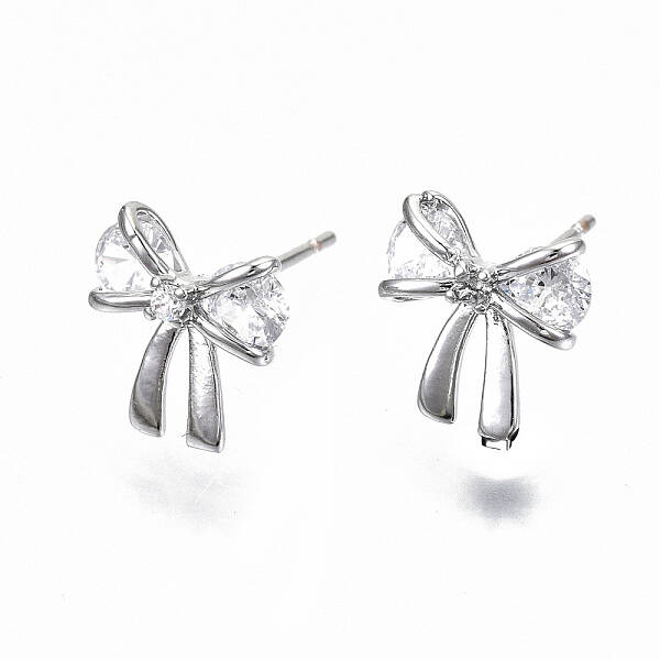 Brass Stud Earrings