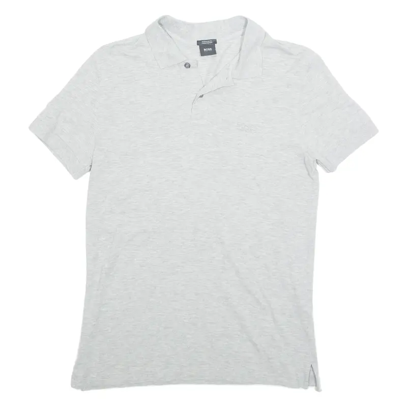 BOSS HUGO BOSS Mens Polo Shirt Grey M