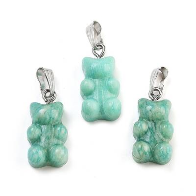 Natural Amazonite Pendants