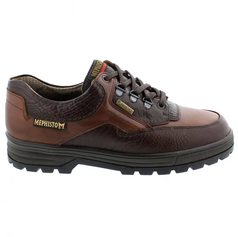 Mephisto Barracuda Go Leather Men's Lace Up Shoes - Dark Brown - Size:US 8.5 Men