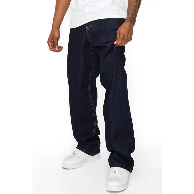 VICTORIOUS Essential Baggy Raw Denim Jeans Menswear Best Selling Jeans