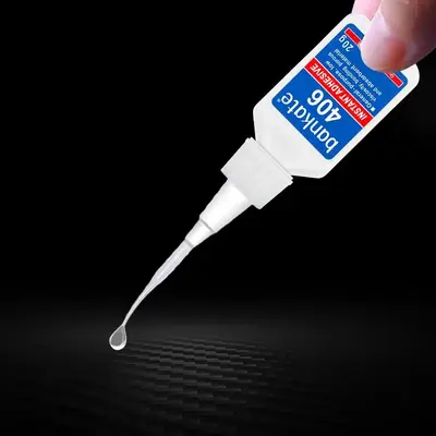 20g 406 Super Glue, Quick-drying Adhesive For Plastics, Wood, Metals, Ceramics, Rubber, DIY Grade Cyanoacrylate Strong Solder...