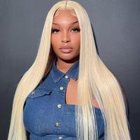 [30 Inch For Only $119] Tuneful 613 Blonde HD Transparent 13x4 13x6 Lace Frontal Hair Wigs For Women Hot Red Straight Pre Plu...