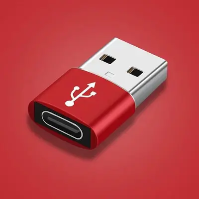 Portable USB-C To USB Mini Adapter, 1 Count Multi-purpose Type C To USB Convert Connector Support Charging & Data Sync, Mobil...