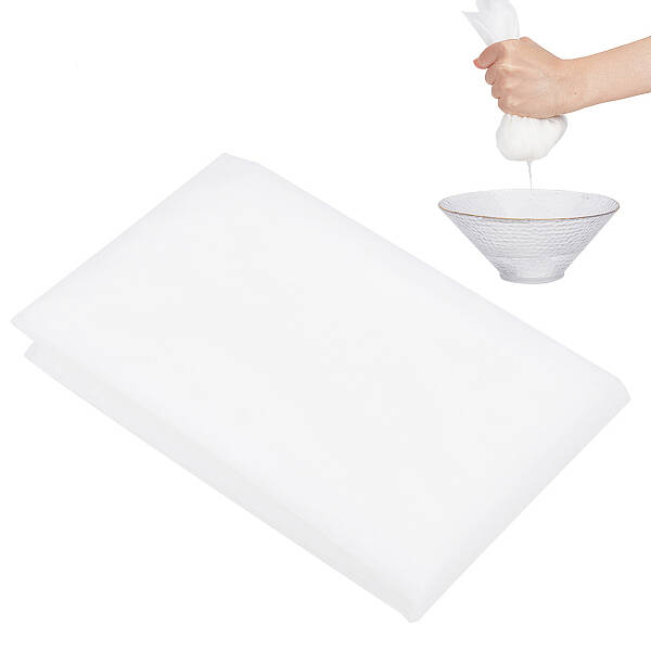 BENECREAT 200 Mesh Fine Filter Mesh Fabric 78x39 Inch Nylon Mesh Filter Water Strain Mesh for Filtering Wine Impurities/Filte...
