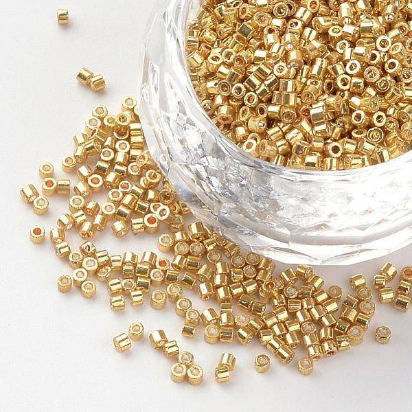 Electroplate Cylinder Seed Beads