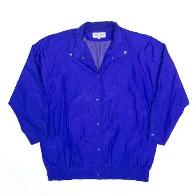 KRISTEN BLAKE Shell Jacket Blue Womens M