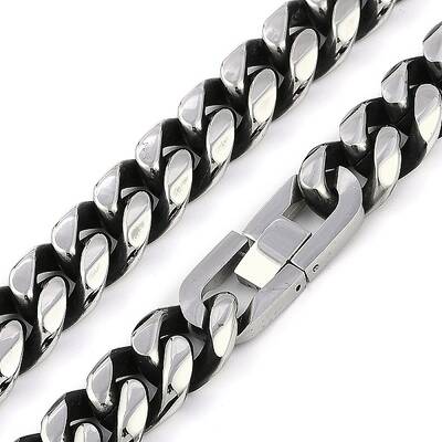 304 Stainless Steel Cuban Link Chain Necklaces for Men