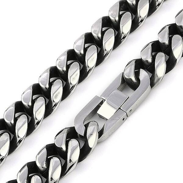 304 Stainless Steel Cuban Link Chain Necklaces for Men