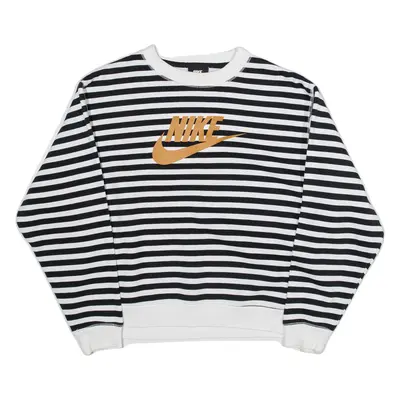 NIKE Womens Sweatshirt White XS