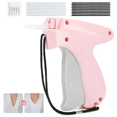 Fine Stitch Gun for Clothes, Quick Clothing Fixer, Tagging Gun for Clothing, Quilting Hemming Tools Quick Stitch Sewing Gun,w...