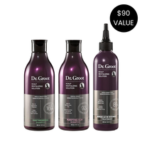 Dr. Groot Hair & Scalp Reset Bundle Conditioner Haircare for Fuller Hair Hydrate Shampoo