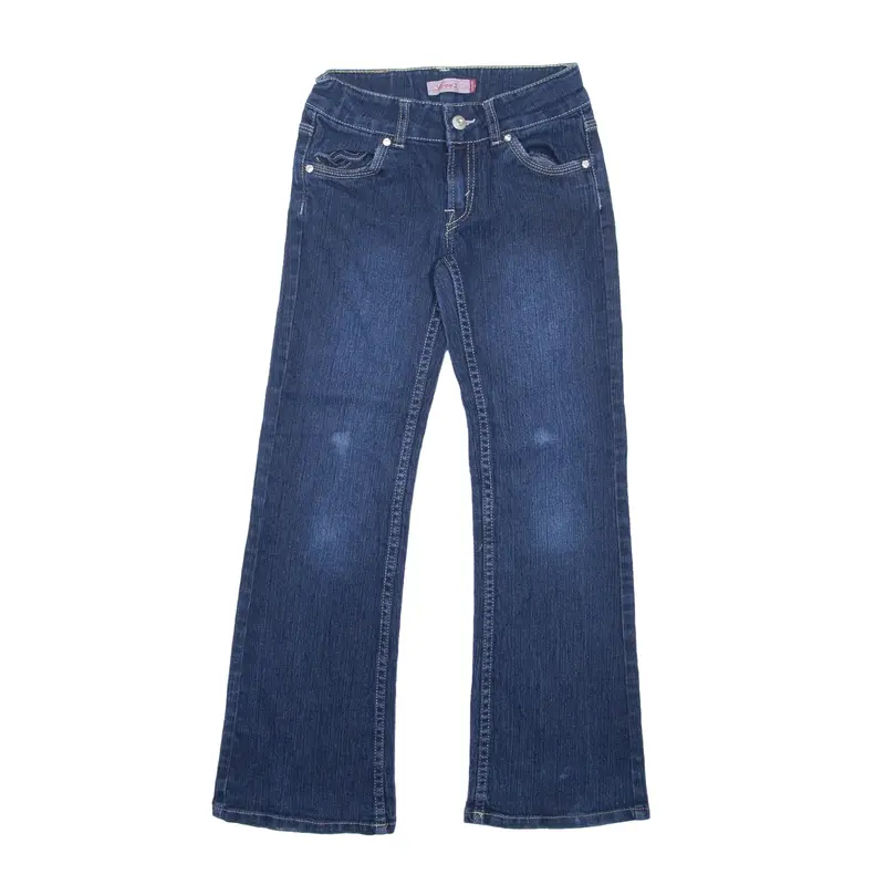 LEVI'S Heart Pocket Jeans Blue Denim Regular Bootcut Girls W24 L25