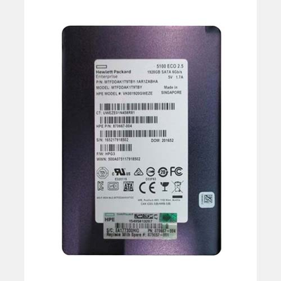 HP 875657-001 | 1.92TB MLC SATA 6Gb/s Read Intensive SFF 2.5-Inch Solid State Drive for ProLiant ML110 Gen10