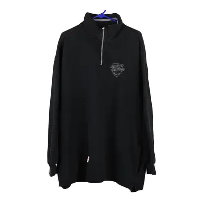 Terre Haute, IN Harley Davidson 1/4 Zip - XL Black Cotton Blend
