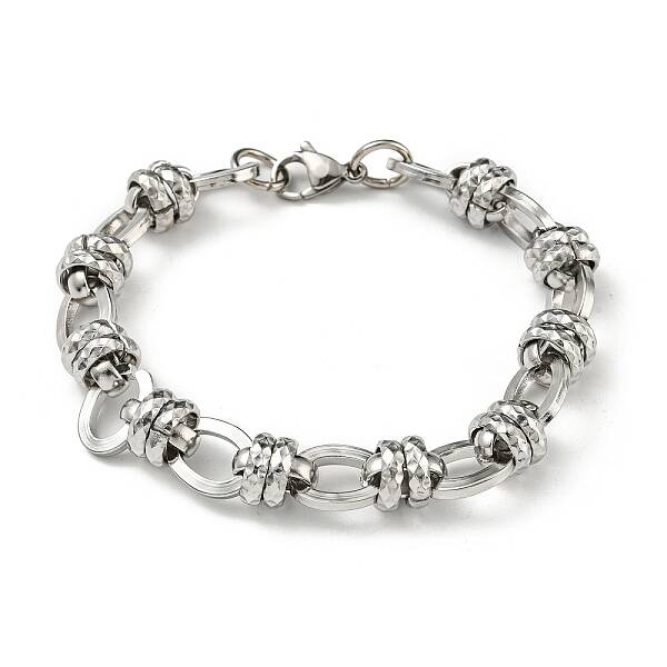 Non-Tarnish Handmade 201 Stainless Steel Link Bracelets