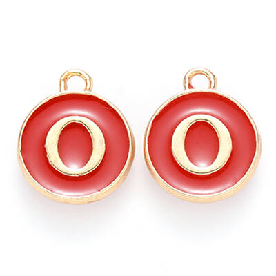 Golden Plated Alloy Enamel Charms