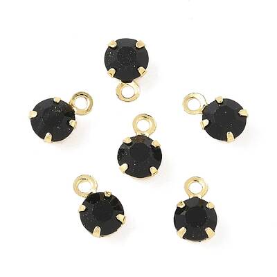 Brass Glass Charms