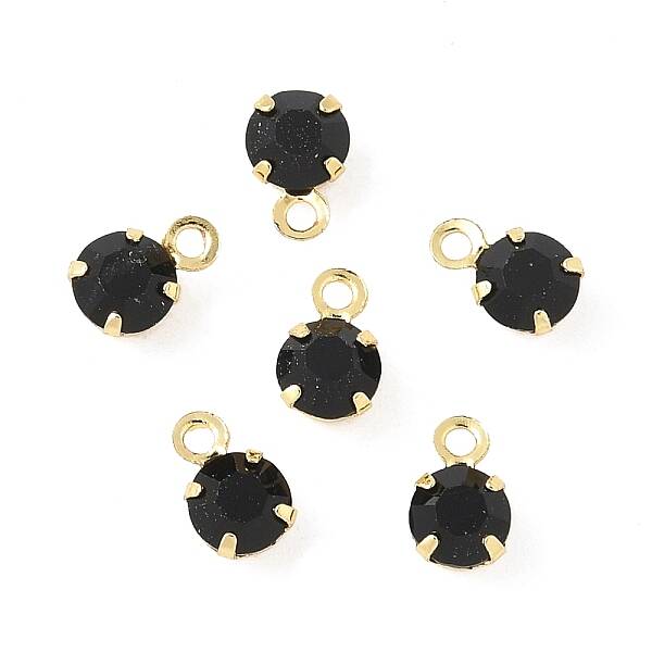 Brass Glass Charms