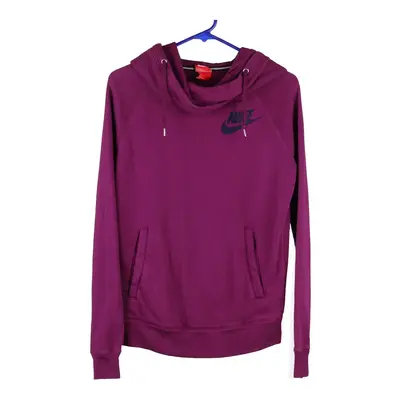 Nike Hoodie - Small Purple Cotton