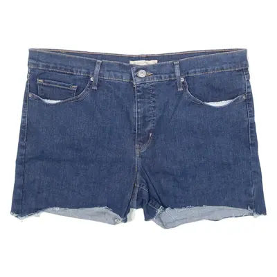 LEVI'S 311 Cut-off Womens Denim Shorts Blue L W34