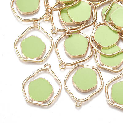 Alloy Enamel Pendants