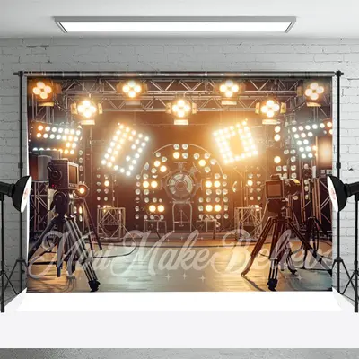 Spotlight Camera Floor Stage Photography Backdrop - Aperturee